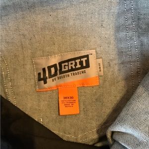 LNWT 40 Grit/Duluth Trading Company Slim Fit Carpenters Jeans 38x30